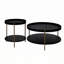 Ensemble de tables basses rondes 2 pièces