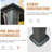 Hardtop Gazebo, Aluminum Metal Gazebo With Double Roof Canopy, Curtain And Netting, Permanent Gazebo Pavilion For Patio, Backyard, Deck, Lawn