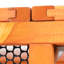 Cabine pour chat détachable avec toit imperméable et 3 plateformes de saut - Plateforme de divertissement pour chenil orange