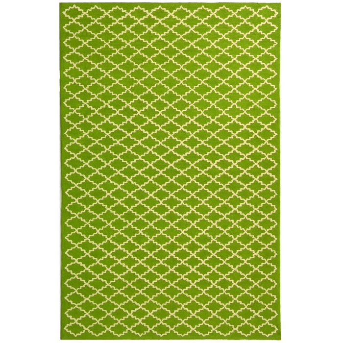 Fullerton Hand Hooked Cotton Pile Geometric Rug