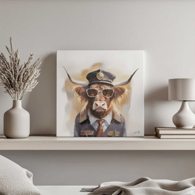Highland Security by Marla Rae Art Print