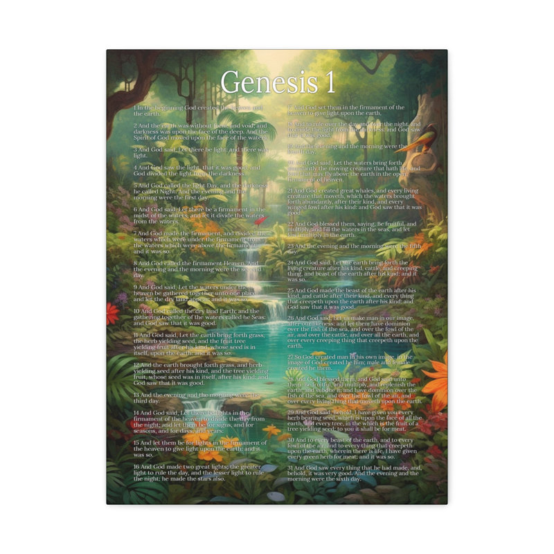 No Frame Print on Canvas, 24cm H x 18cm W