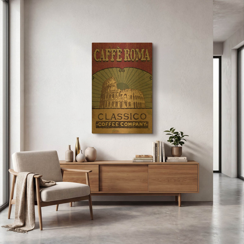 «Coffee Blend I» par Daphne Brissonnet, art mural en métal doré, 24 po x 36 po, 24"x36"