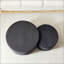 Ensemble de 2 tables basses emboîtables pour le salon, table d'appoint et repose-pieds en mousse moderne, sans assemblage