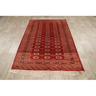 One-of-a-Kind Ceresa Hand-Knotted 1970s 4'1"" x 6'1"" Wool Area Rug in Red -  Isabelline, 4223B4660D7B4739B39470EA5C072D74