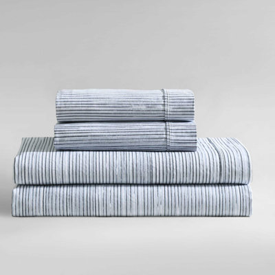 Calvin Klein Washed Cotton Percale Sheet Set