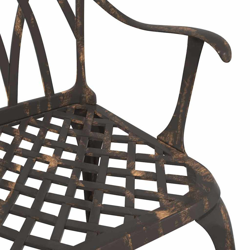 Patio Dining Armchair, Bronze 