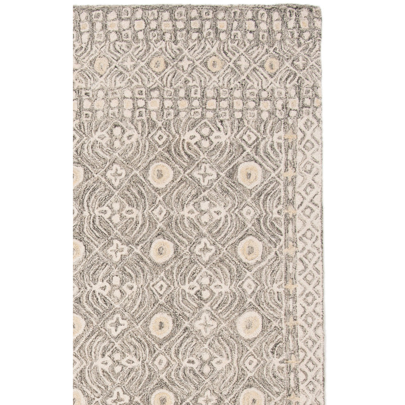 Tapis oriental en laine / coton touffeté à la main Stalder, Rectangle 8 pi x 10 pi