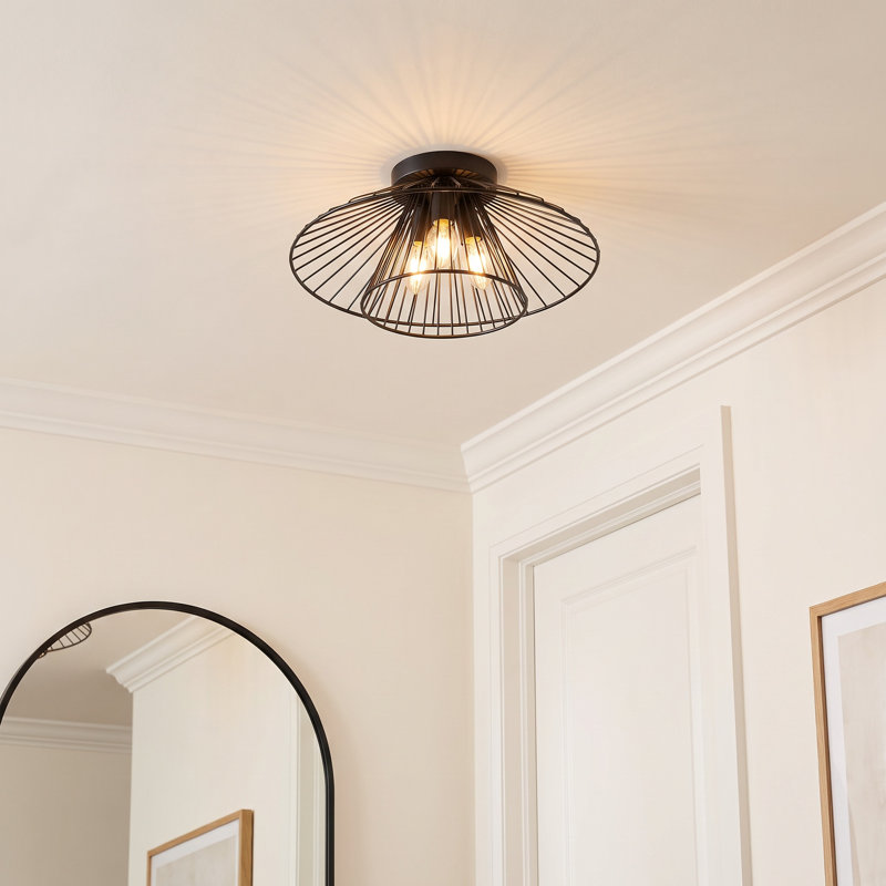 Cusack LED Flushmount, Black