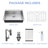 30" Drop-In Kitchen Sink, Single Bowl, 16 Gauge Stainless Steel, Topmount Basin With Pull-Out Faucet And Soap Dispenser | Gift Idea