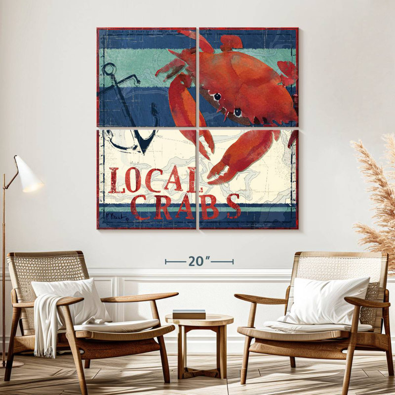 Brampt Deep Sea Crab, 57'' H x 57'' W