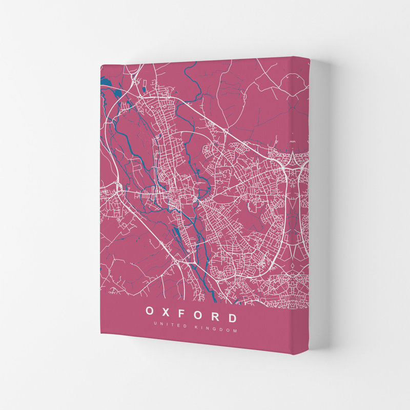 Oxford III - Print, 84cm H x 59.4cm W x 4cm D, Wrapped Canvas