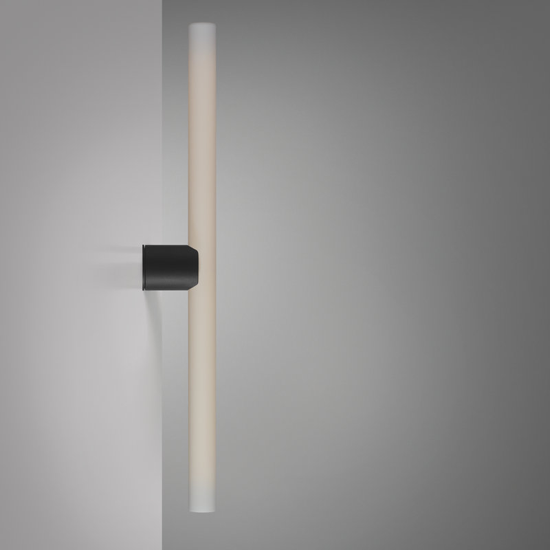 Charolotte Glass Swing Arm Sconce, White, Black