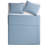 Square 3-Piece Solid Pinsonic Textured Quilt Set-115162017-97535289
