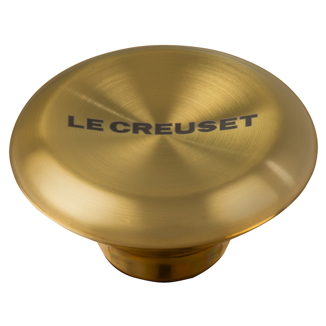 Signature Stainless Steel Knob Le Creuset Color: Gold Size: 2.2" W