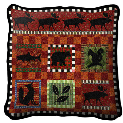 Adirondack Cotton Reversible Pillow Cover