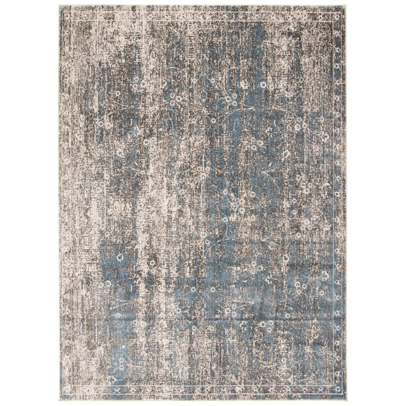 Resendez Floral Indoor Rug, Rectangle 5'3" x 7'3"