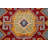 Light Blue Kazak Geometric Area Rug