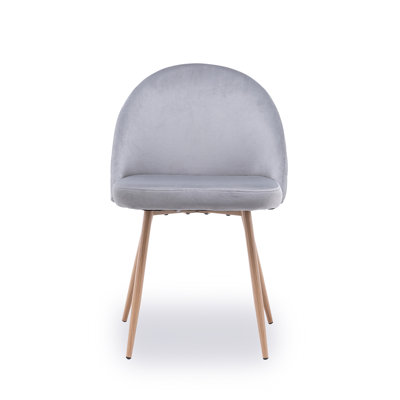 Sweeney 50.79cm H Velvet Upholstered Wingback Dining Chair