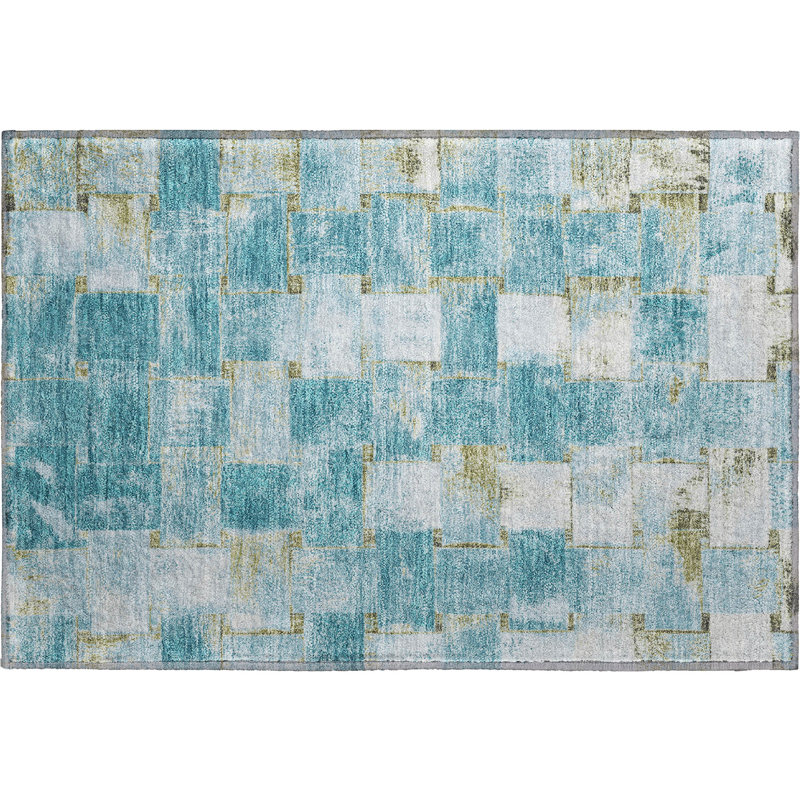 Premium Machine Washable Stripes Rug, Rectangle 1'8" x 2'6"