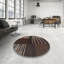 Tapis contemporain brun / noir-54583097