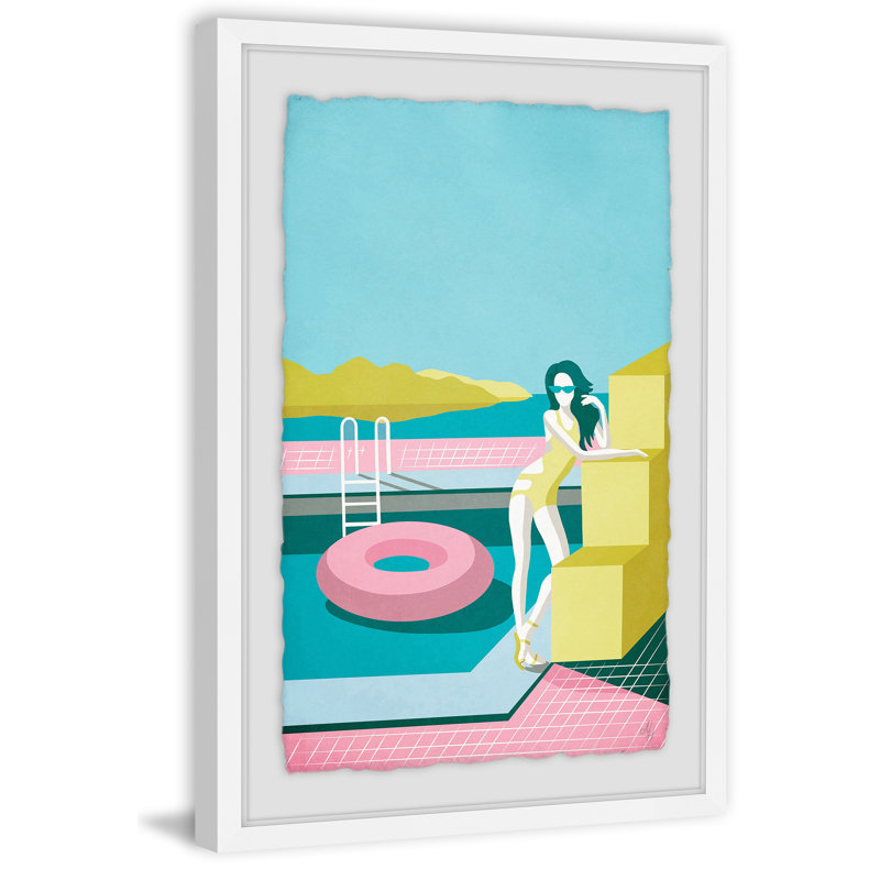Summer Fashion III - Single Picture Frame Print, 30 cm H x 20 cm W x 4 cm D