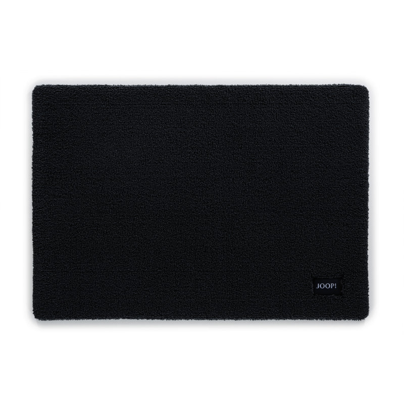 Non-Slip Bath Rug, Black, 70 x 120cm