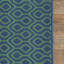 Tapis intérieur / extérieur bleu marine / vert Jadiel-23970731
