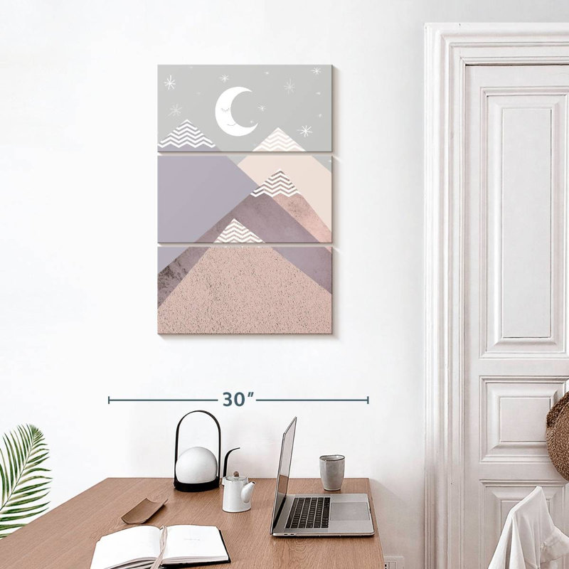 Avery Scandi Nursery Mountains, H 32 po x l 20 po