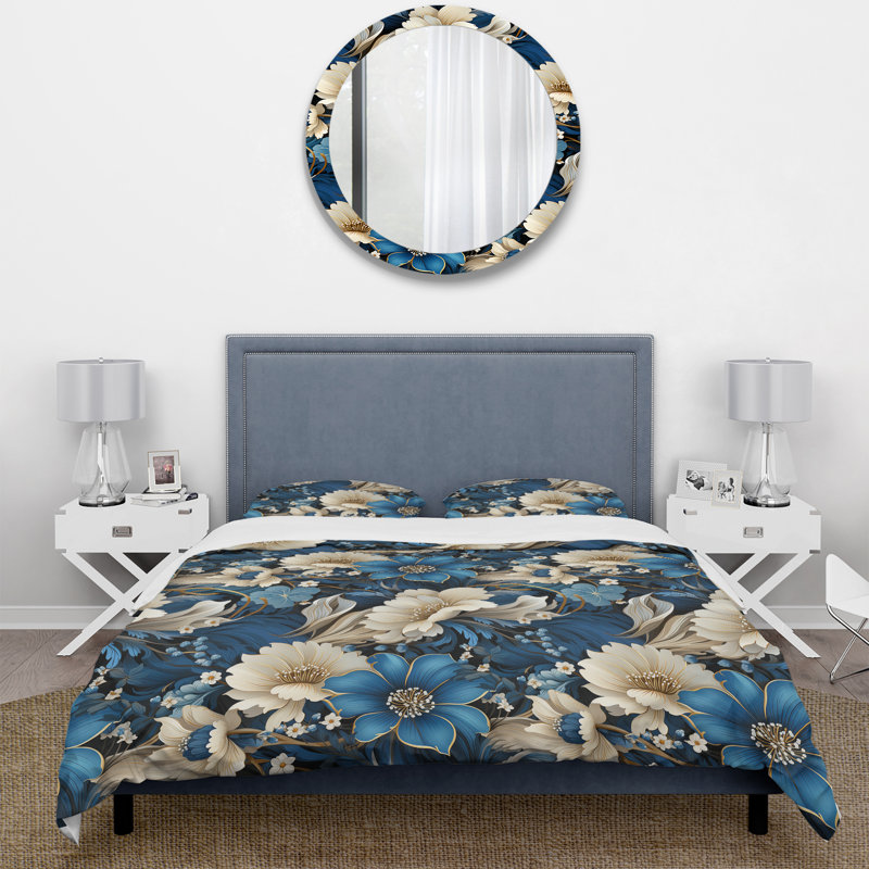Ensemble de housse de couette à motif cachemire Nautical Allure, Housse de couette pour très grand lit et 2 très