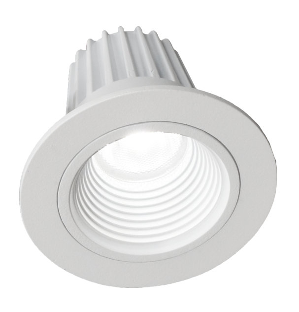 Ensemble d'éclairage encastré 3,13 "Remodel IC LED, Blanc