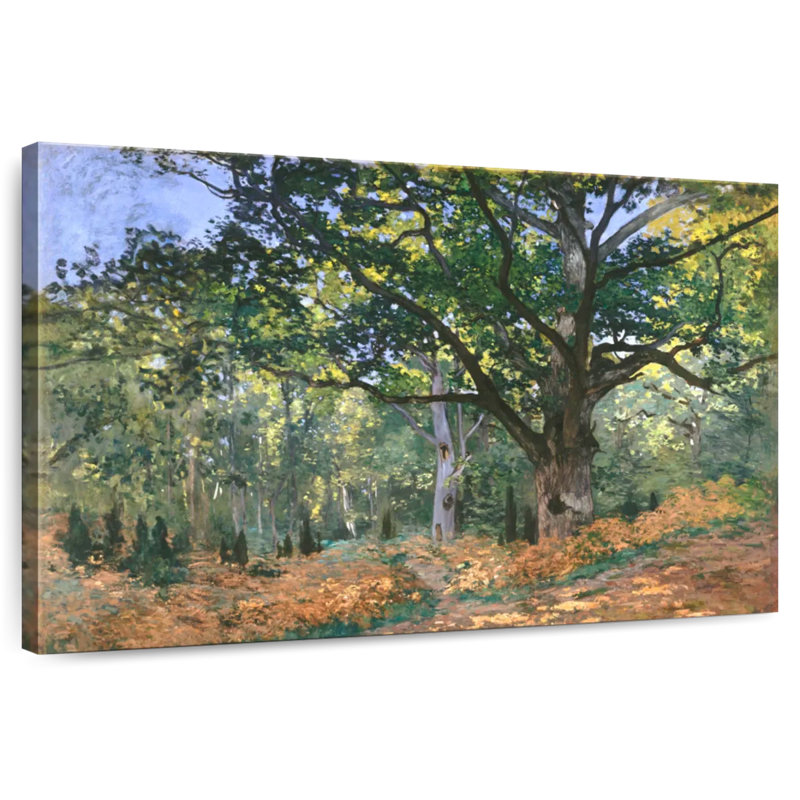 Harnek The Bodmer Oak Fontainebleau Forest 1865, H 30 po x l 45 po