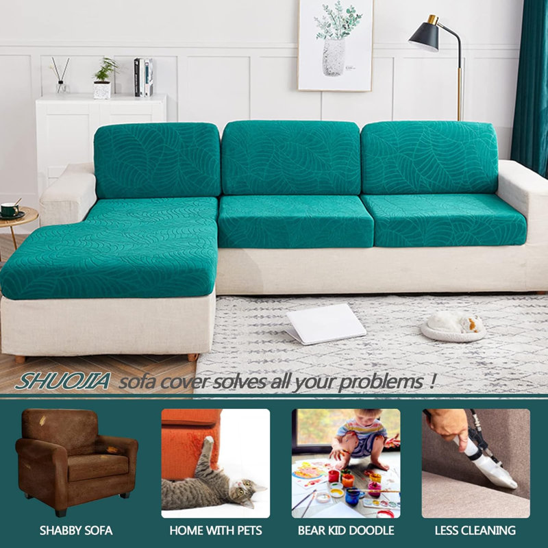 Outdoor Patio Sofa Cover, Blue Polyester