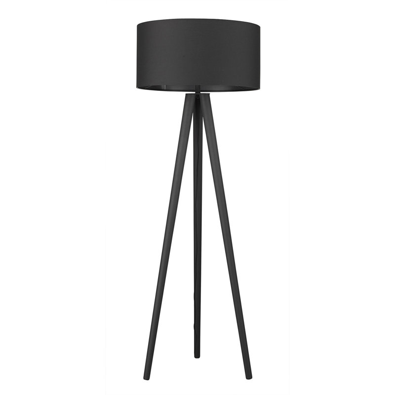 Bivins 68.25'' Tripod Floor Lamp, Matte Black