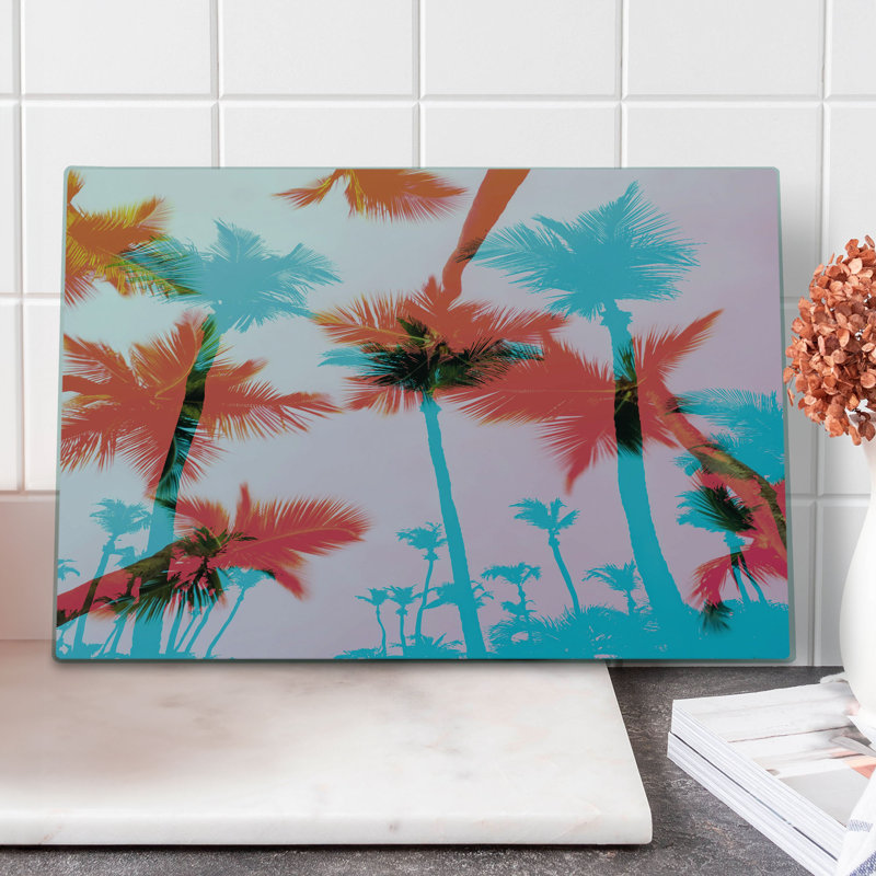 Planche à découper tropicale de grande taille Ambesonne