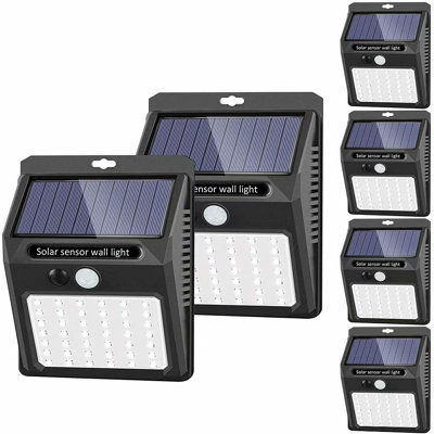 42 LED Solar Outdoor Security Wall Lights with Motion Sensor 3 Modes Waterproof Lights for Garden Fence Patio Garage