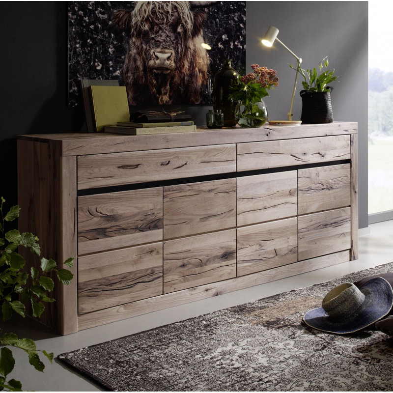 Montreux 202cm Sideboard, Bianco