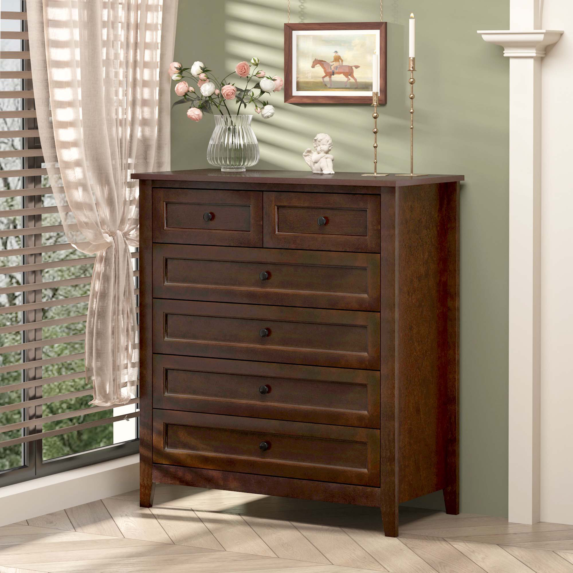 Winston Porter Paticia 6 - Drawer Dresser | Wayfair