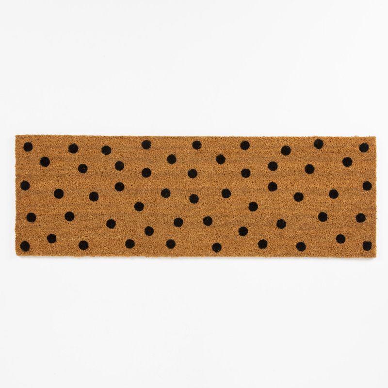 Calvin-Jamie Non-Slip Polka Dots Indoor / Outdoor Doormat