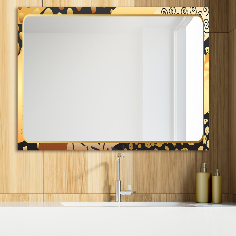 Miroir de coiffeuse Playful Glam, H 29,5 po x l 39,4 po