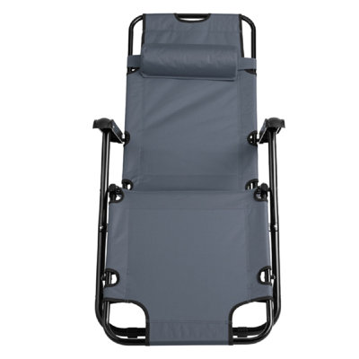 Chaise longue multifonctionnelle inclinable réglable avec tube en acier de qualité supérieure et tissu Oxford pour l'intérieur et l'extérieur