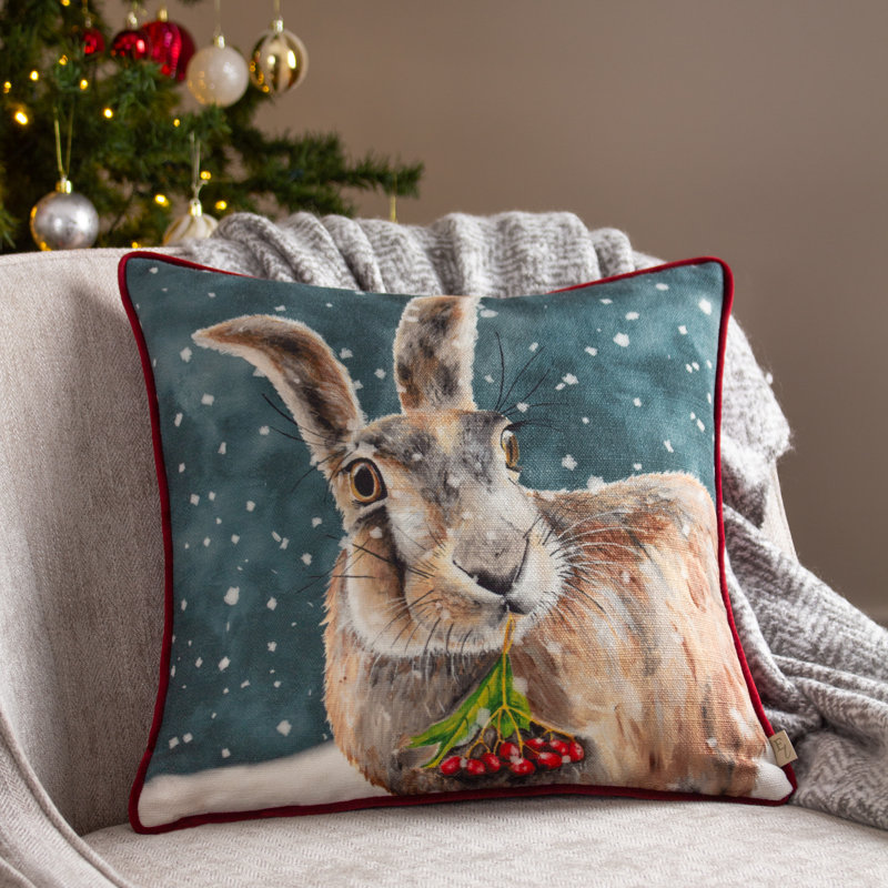 Hare Square Throw Cushion