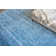 Rectangle Plush Solid Color Hand-Knotted Wool Area Rug in Light Blue