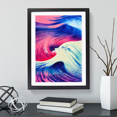Ocean Wave In Colour No.2 - Single Picture Frame Painting