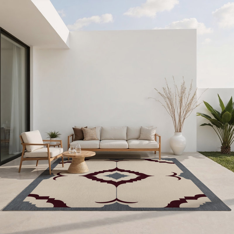 Dynamic Formation Indoor And Outdoor Area Rug, Rectangle 8' x 10'