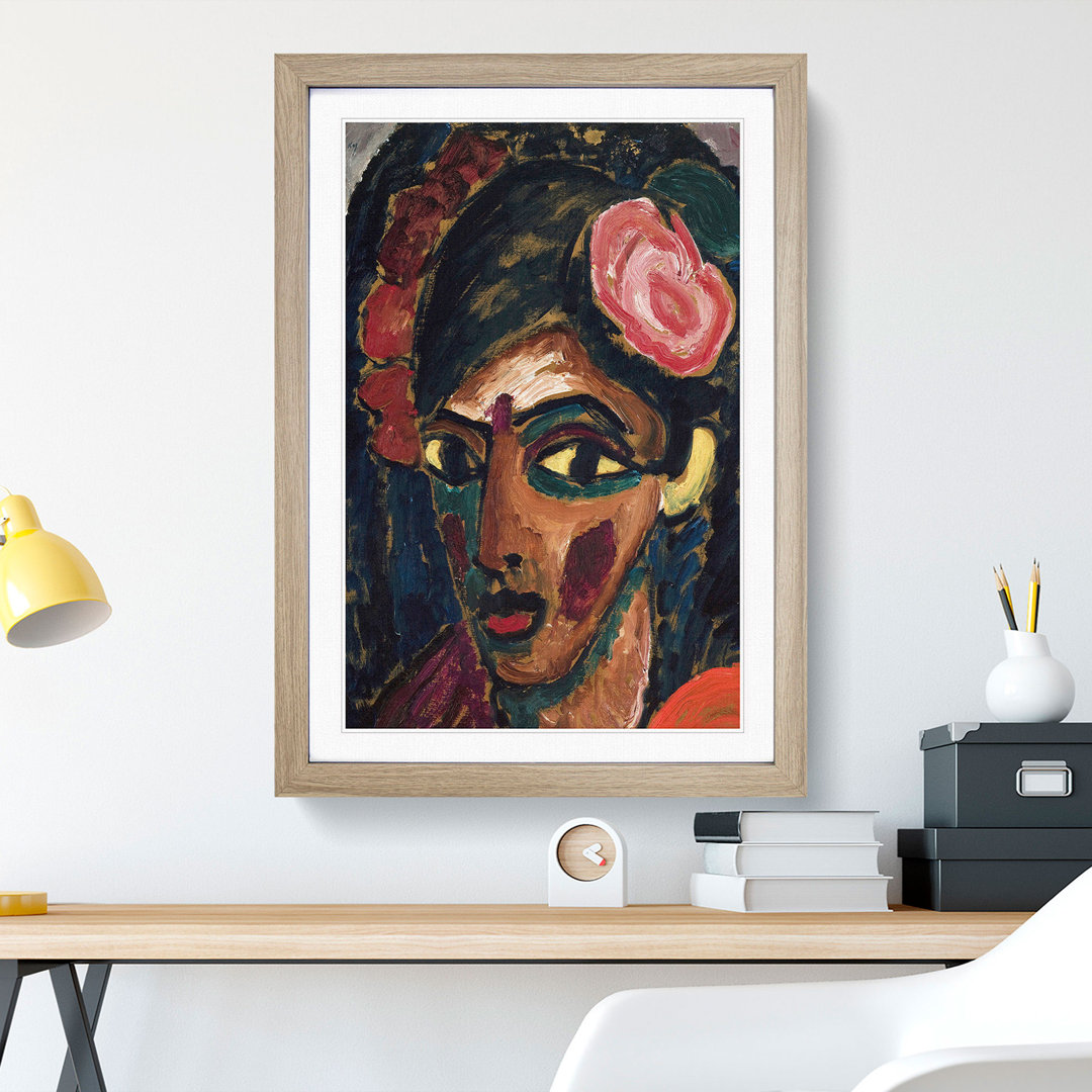 Egyptian Girl by Alexej Von Jawlensky - Picture Frame Painting