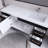 59.06'' Single Bathroom Vanity with Acrylic Top-1626963767