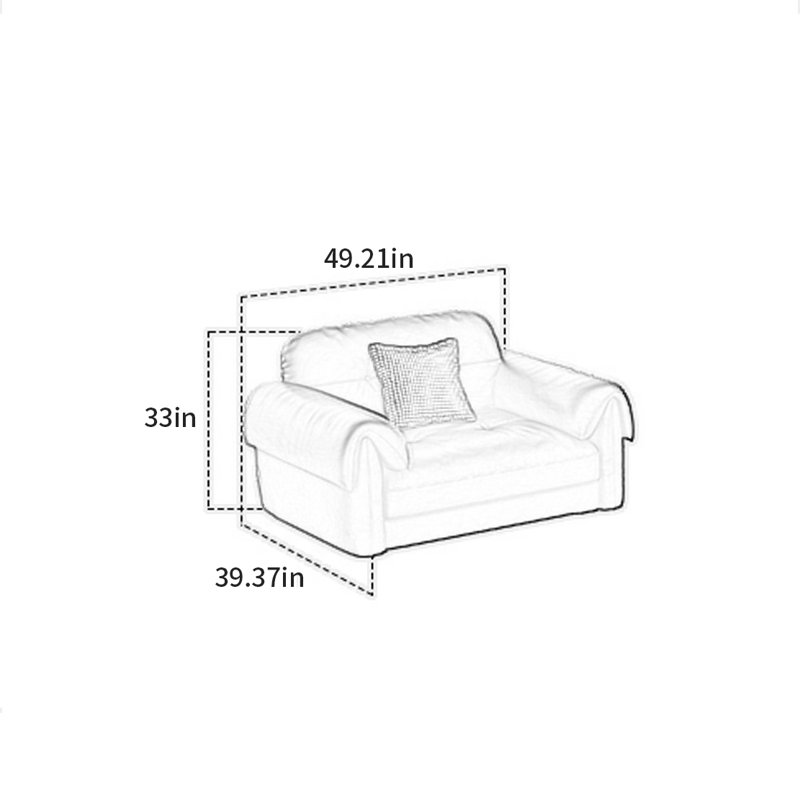 American retro and simple sofa