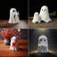 Figurine d'Halloween fantôme - statue de résine fantasmagorique, ornements de fantôme de doigt mignon, parfait pour l'intérieur et le porche