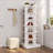 Shoe Cabinets 360 Rotating 6-Layer 24-Pair Capacity | Modern | Particle Board+MDF-2077710264